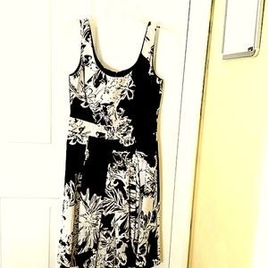 WHBM Floral Sleeveless Dress with Pockets